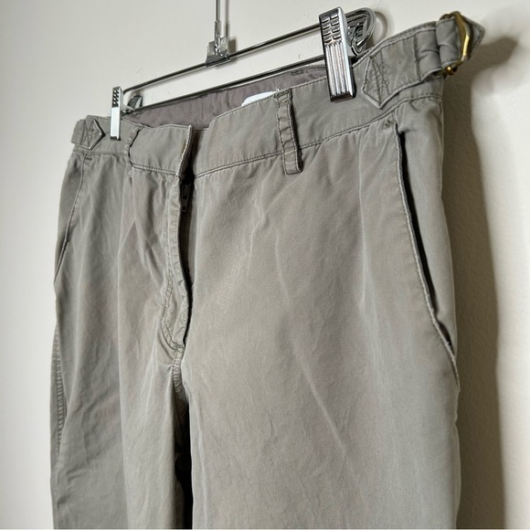 Club Monaco Cotton Stretch Jean Style Relaxed Slim Fit Khakis Tan Size 10 - Picture 3 of 9